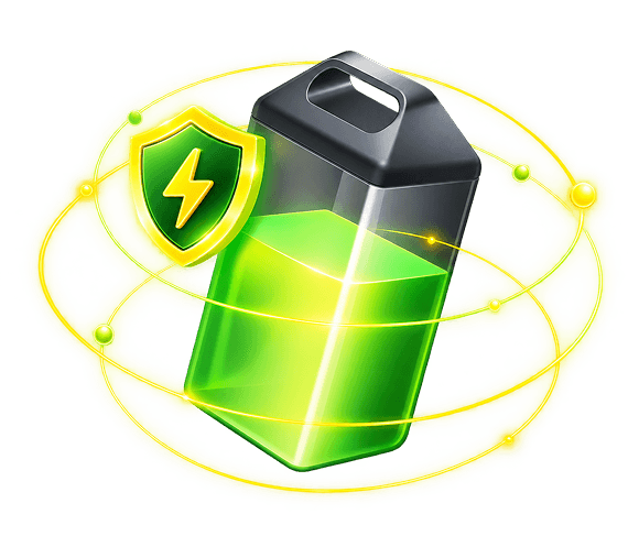ShipRyd protected smart battery with green energy shield